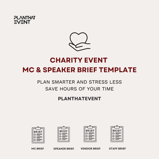 Charity Event Briefing Templates - Complete Event Briefing Toolkit