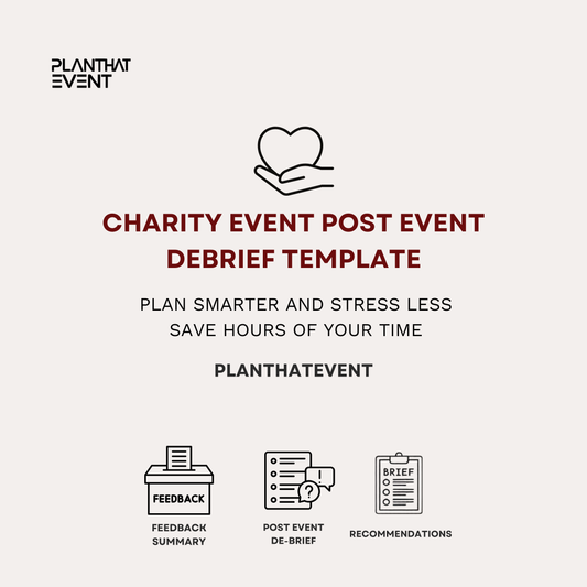 Charity Event Debrief Template - Complete Event Debrief Template