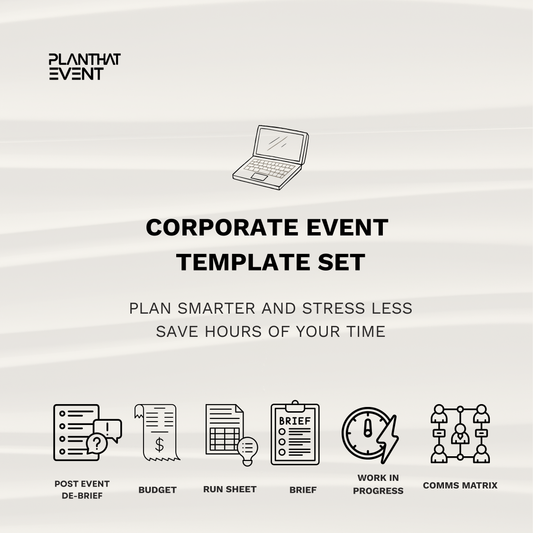 Corporate Event Template Set - Complete Event Planning