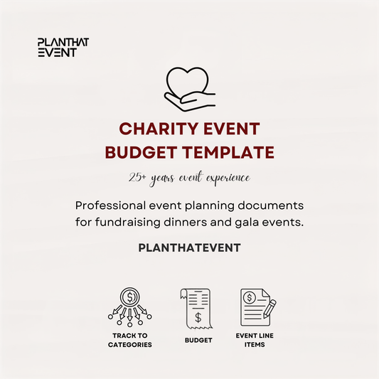 Charity Event Budget Template - Complete Event Financial Management
