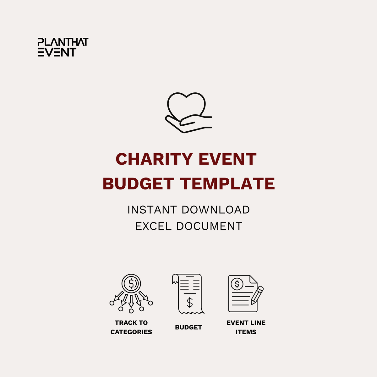 Charity Event Budget Template - Complete Event Financial Management