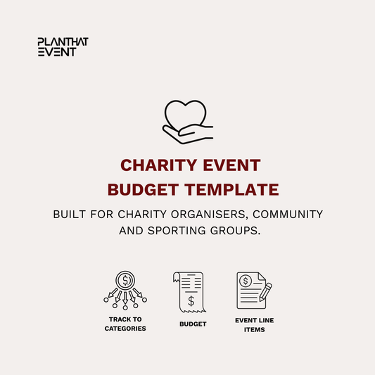 Charity Event Budget Template - Complete Event Financial Management