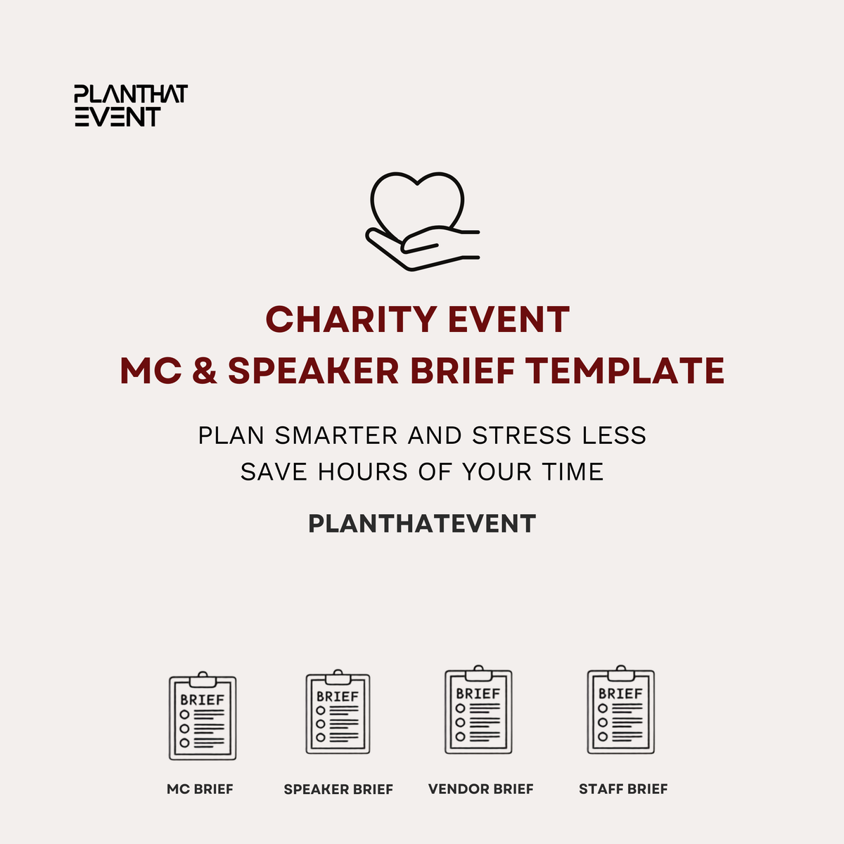 Charity Event Briefing Templates - Complete Event Briefing Toolkit