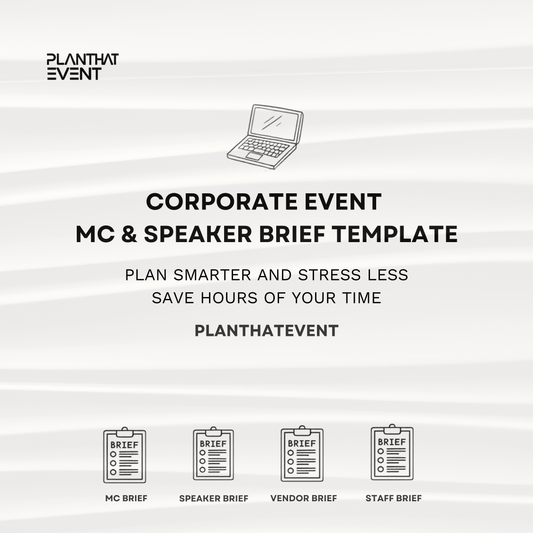Corporate Event Briefing Templates - Complete Event Briefing Toolkit