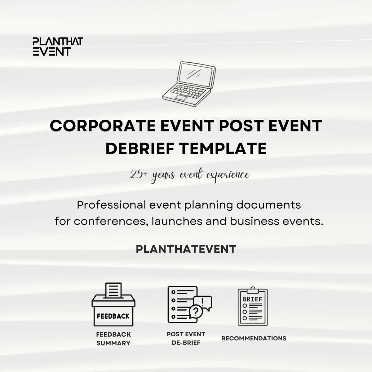 Corporate Event Debrief Template - Complete Event Debrief Template