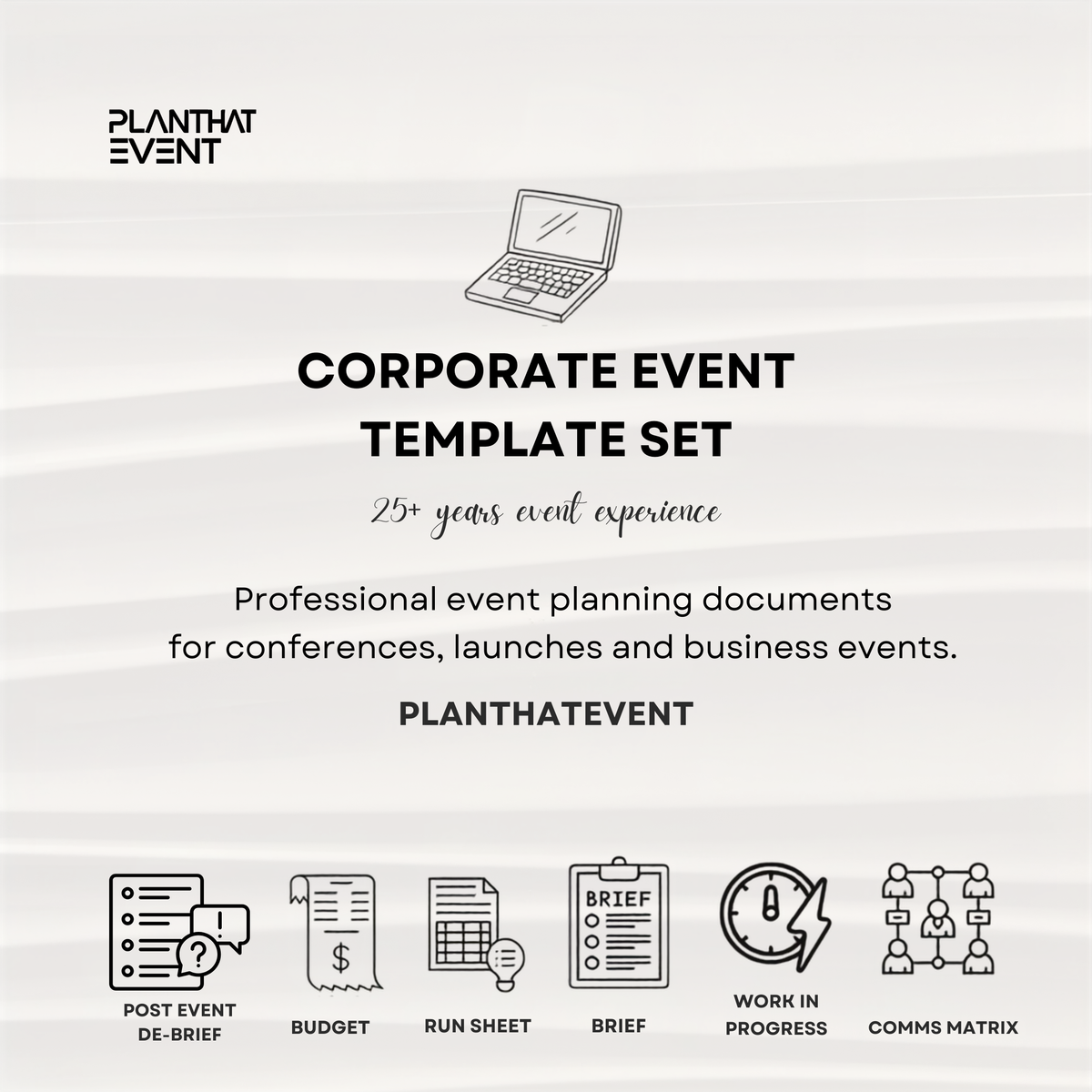 Corporate Event Template Set - Complete Event Planning