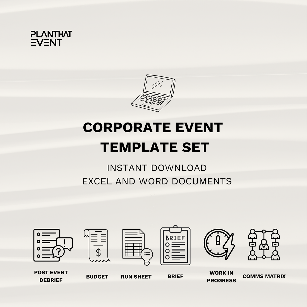 Corporate Event Template Set - Complete Event Planning