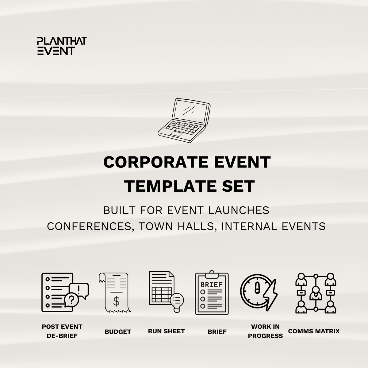 Corporate Event Template Set - Complete Event Planning